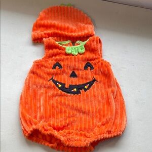 Baby Starters Orange Pumpkin Costume